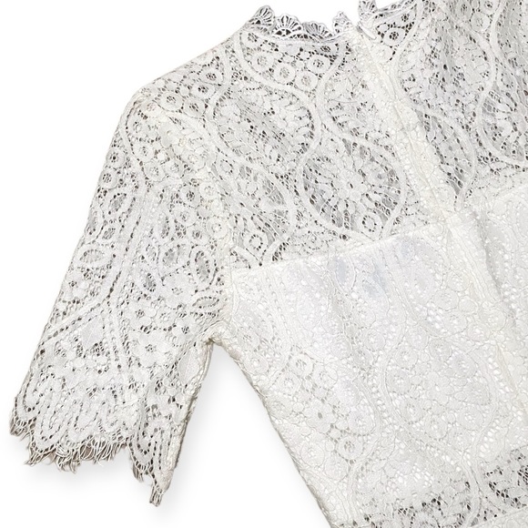 Lulu’s Remarkable White Lace Dress - Small - Picture 9 of 16